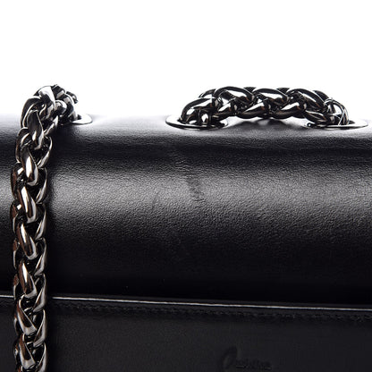 Christian Louboutin Calfskin Small Sweety Charity NV Shoulder Bag Black 9 of 9