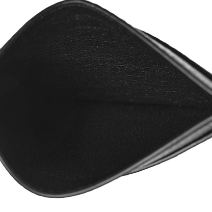 Saint Laurent Grained Calfskin Monogram Credit Card Case Black 5 of 9