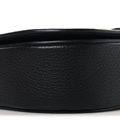 Salvatore Ferragamo Calfskin Double Gancini Crossbody Black 8 of 10