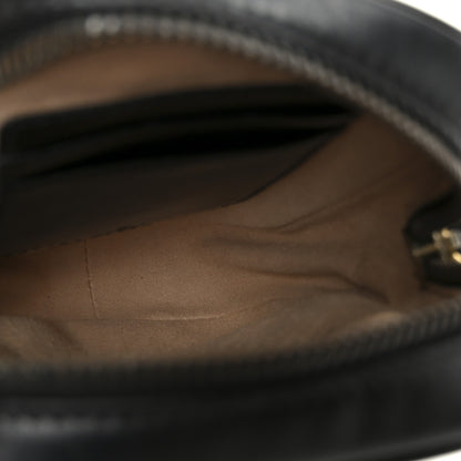 Gucci Calfskin Matelasse Mini GG Marmont Crossbody Bag Black 5 of 11