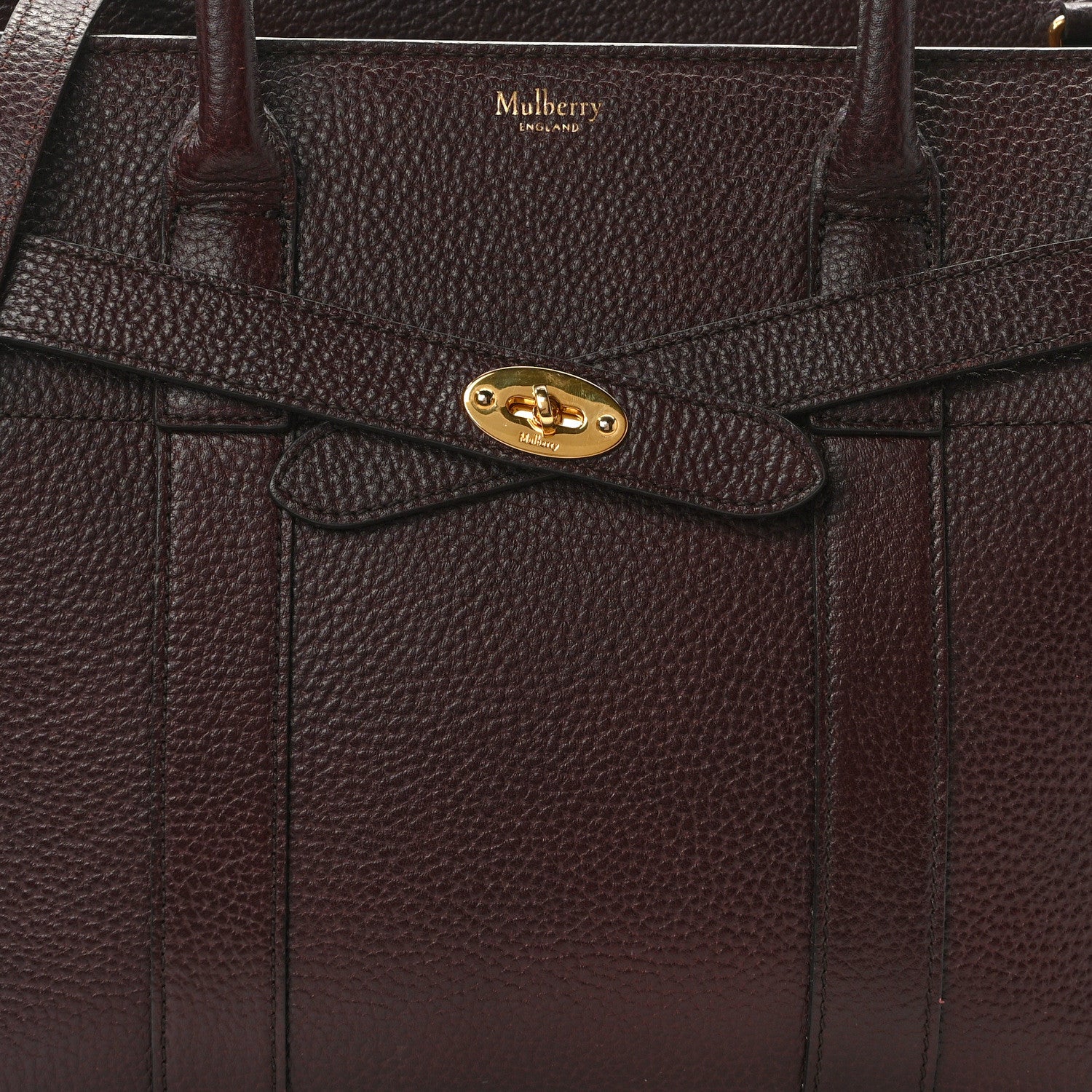 Mulberry Small Classic Grain Small Zipped Bayswater 8 of 14