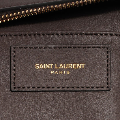 Saint Laurent Calfskin Small Classic Y Cabas Gray 5 of 7