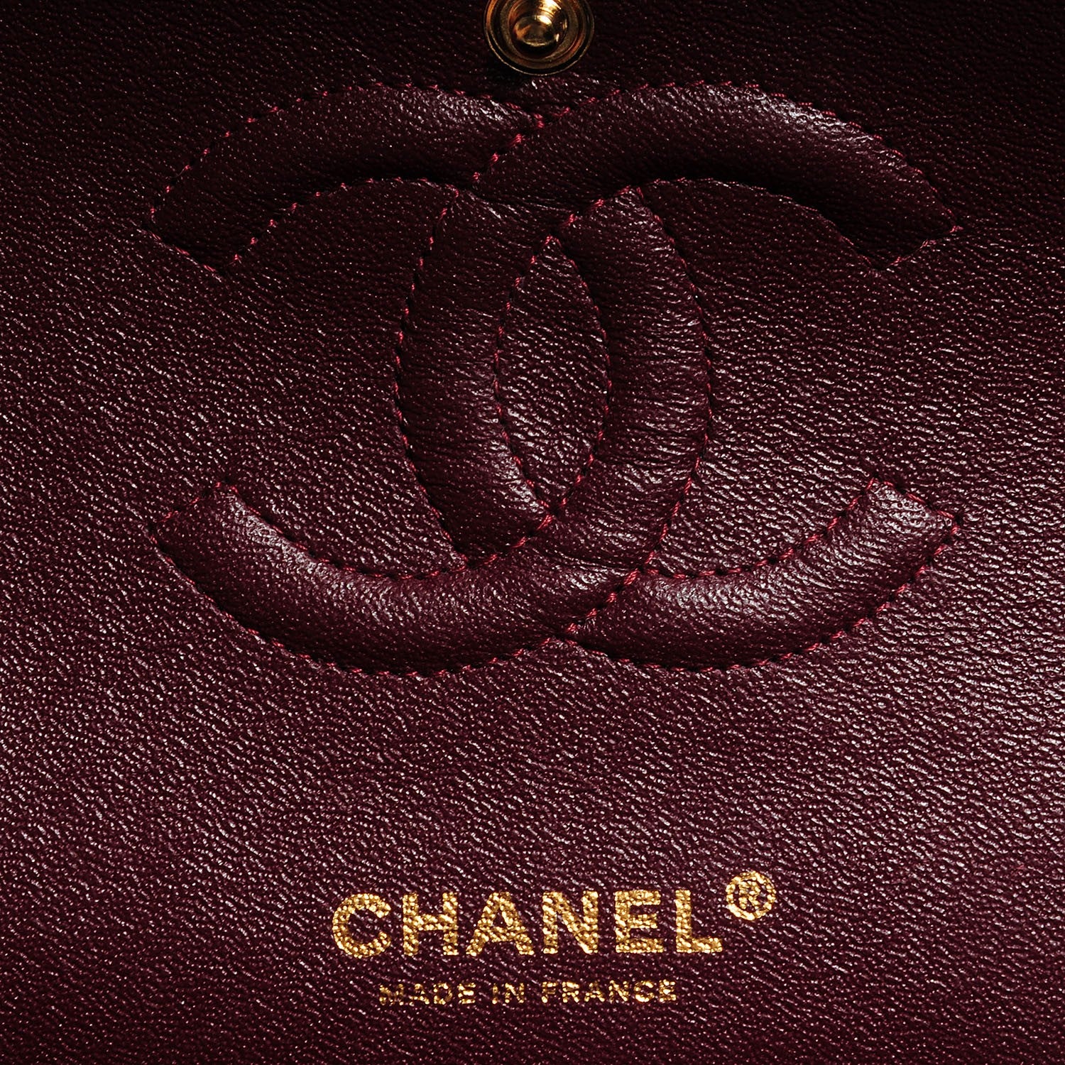 Chanel Lambskin Quilted Medium Double Flap Black 7 of 9