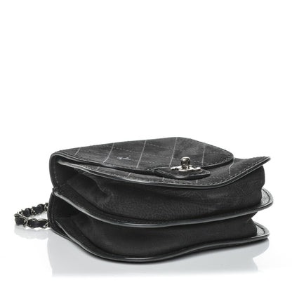 Chanel Suede Small Coco Twin Flap Black 4 of 9