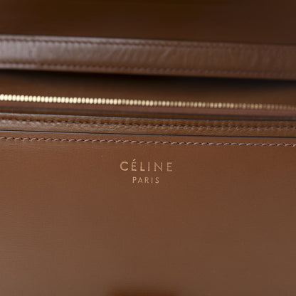 Celine Box Calfskin Medium Classic Box Flap Bag Camel 5 of 10