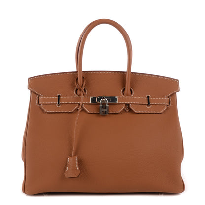 Hermes Togo Birkin 35 Gold 1 of 16