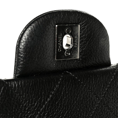 Chanel Calfskin Quilted XXL Travel Flap Bag Black 6 of 12