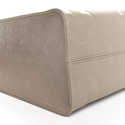 Louis Vuitton Empreinte Monogram Giant Onthego MM Tourterelle 8 of 10