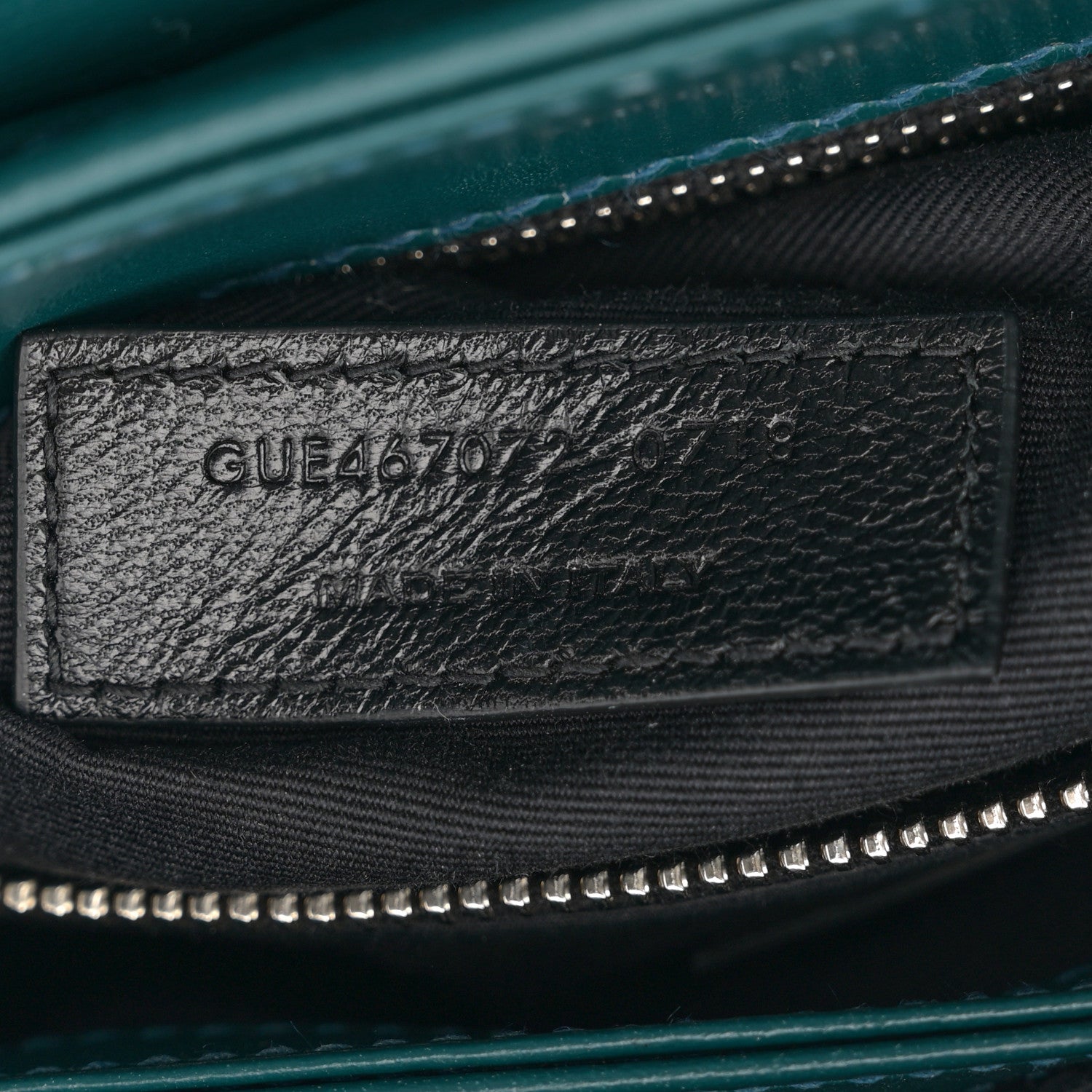 Saint Laurent Calfskin Y Quilted Monogram Toy Loulou Satchel Dark Turquoise 7 of 11