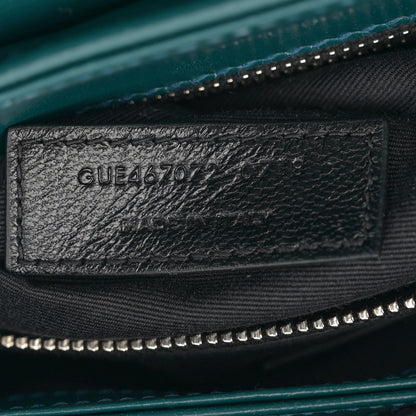 Saint Laurent Calfskin Y Quilted Monogram Toy Loulou Satchel Dark Turquoise 7 of 11