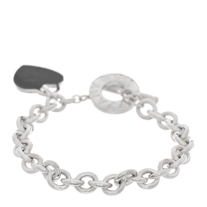 Tiffany Sterling Silver Heart Tag Toggle Bracelet 2 of 3
