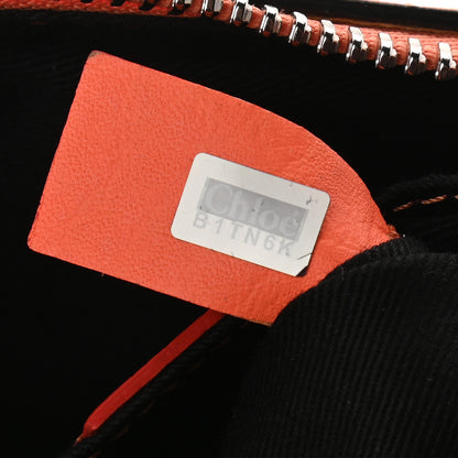 Chloe Calfskin Medium Marcie Satchel Orange Fizz 7 of 11