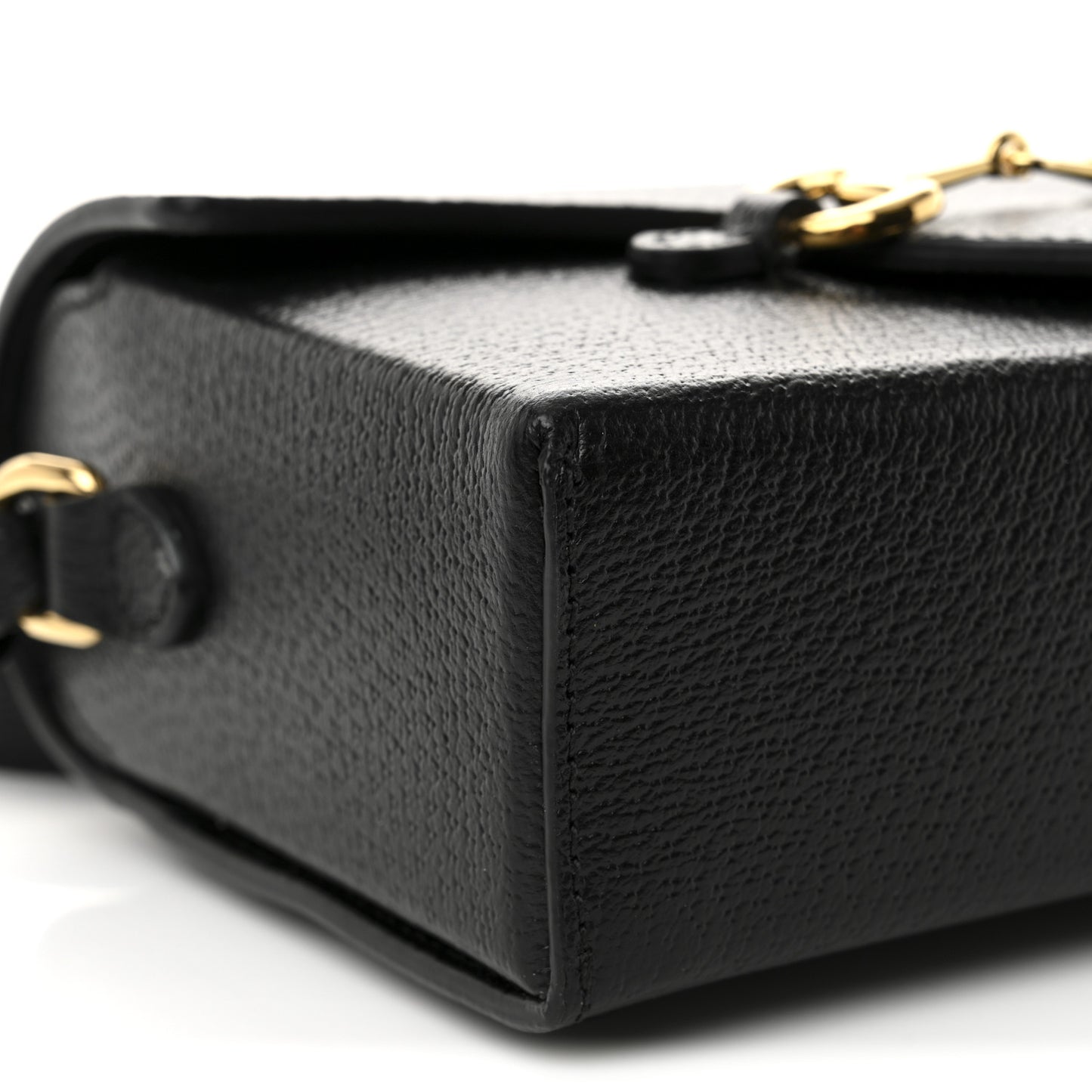 Calfskin Horsebit 1955 Shoulder Bag Black