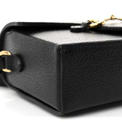 Gucci Calfskin Horsebit 1955 Shoulder Bag Black 9 of 11