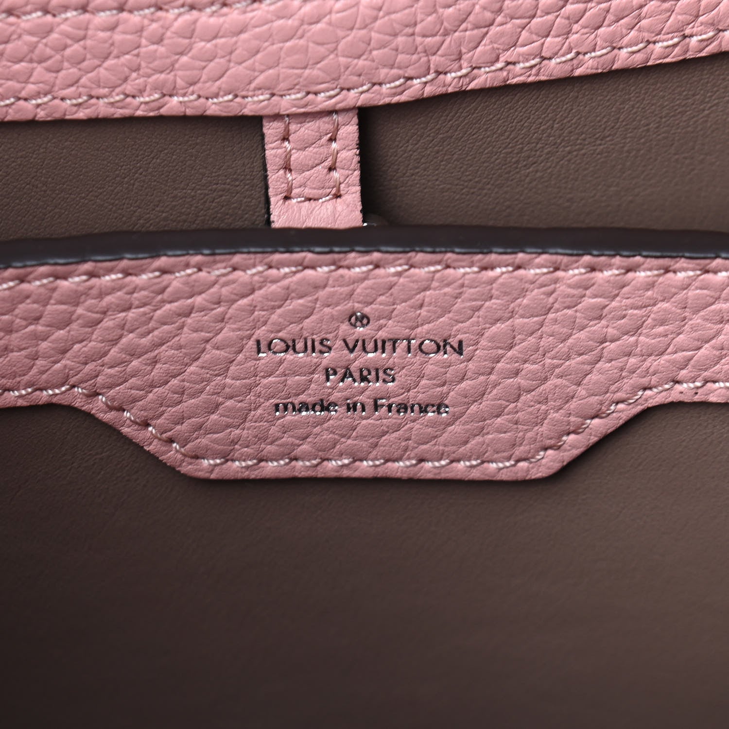 Louis Vuitton Taurillon Capucines PM Magnolia 6 of 8