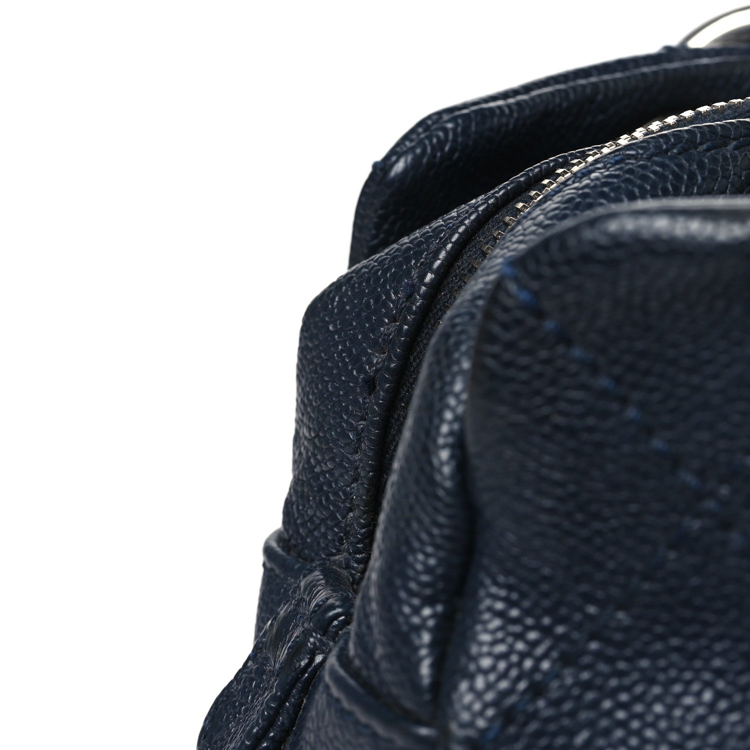 Chanel Distressed Caviar Outdoor Ligne Tote Navy 12 of 12