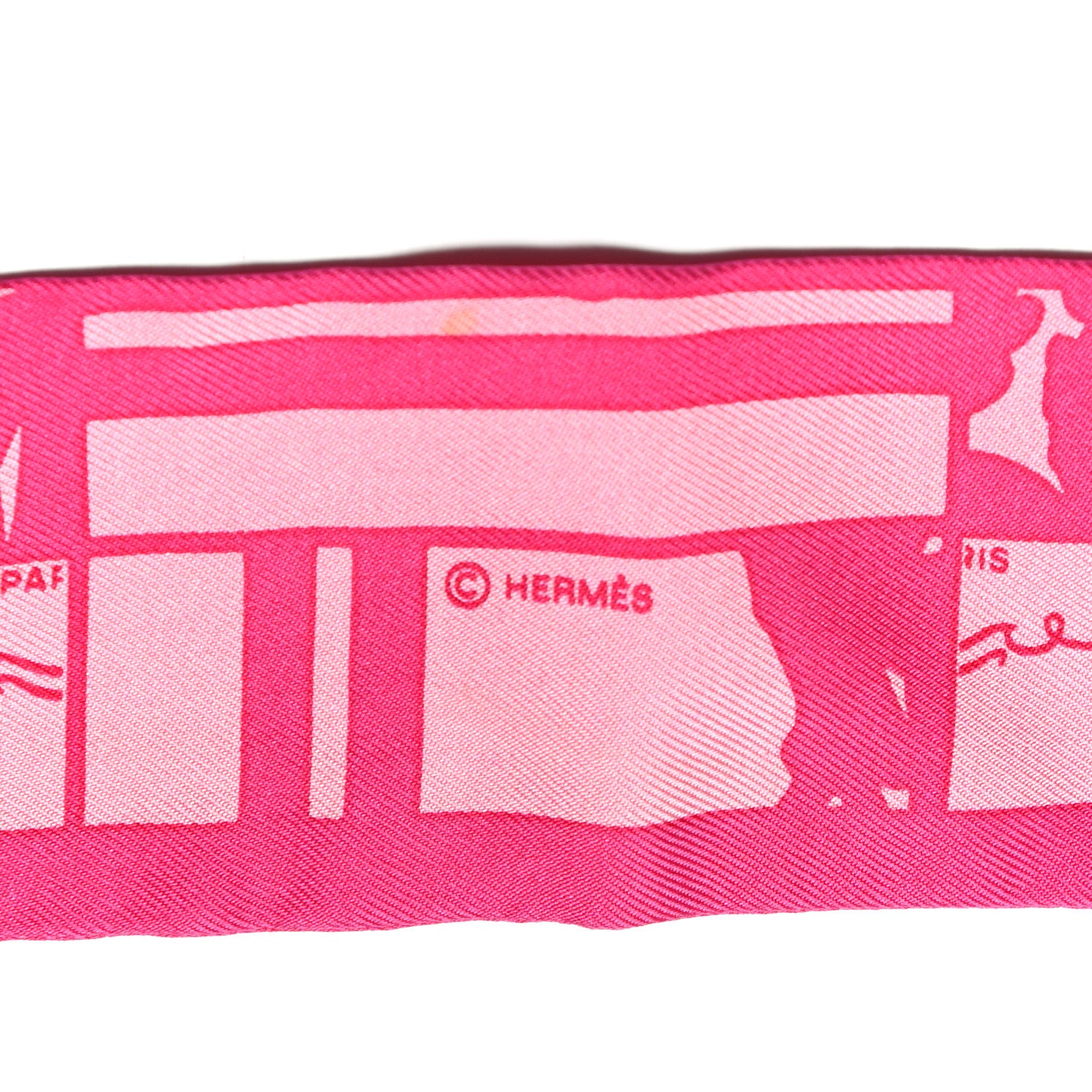 Hermes En Desordre Twilly Fuchsia Rose Buvard 2 of 4