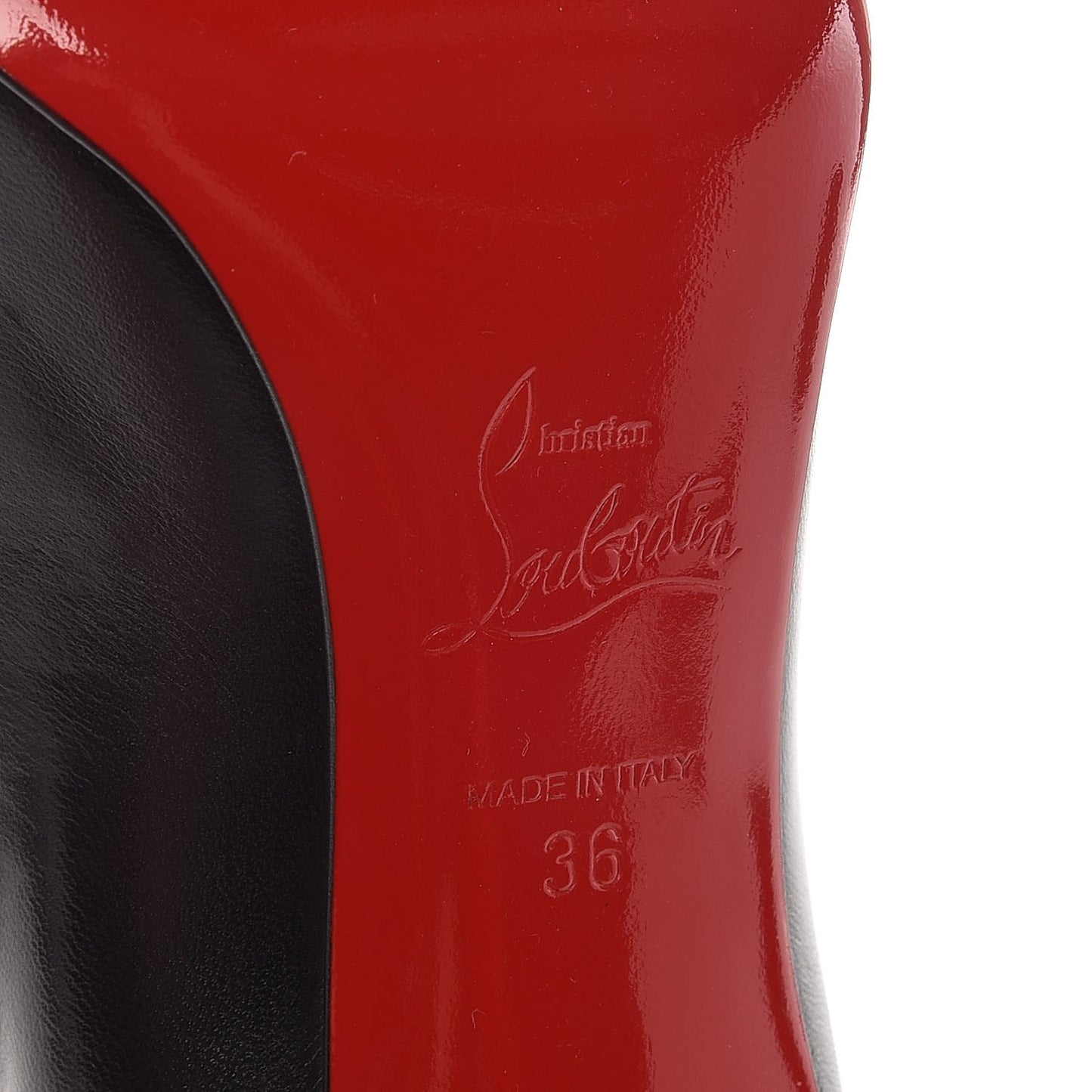Shiny Nappa Apostrophy 85 Pumps 36 Black