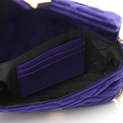 Fendi Velluto FF Embossed Mini Baguette Viola Plus 5 of 12