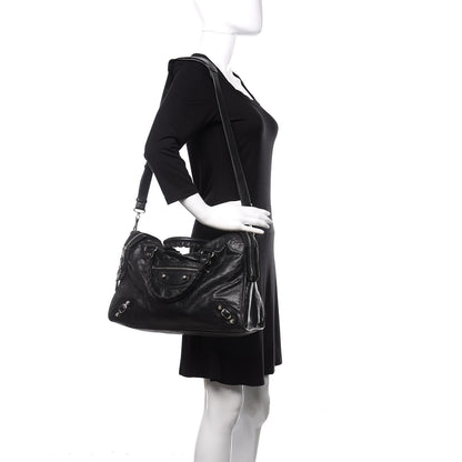Balenciaga Agneau Giant 12 Silver Hardware City Black 2 of 14