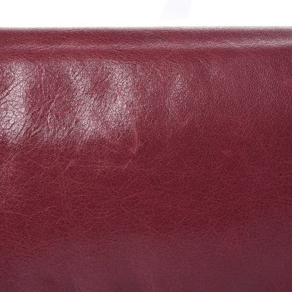 Balenciaga Agneau Classic Hardware Envelope Clutch Cassis 8 of 8