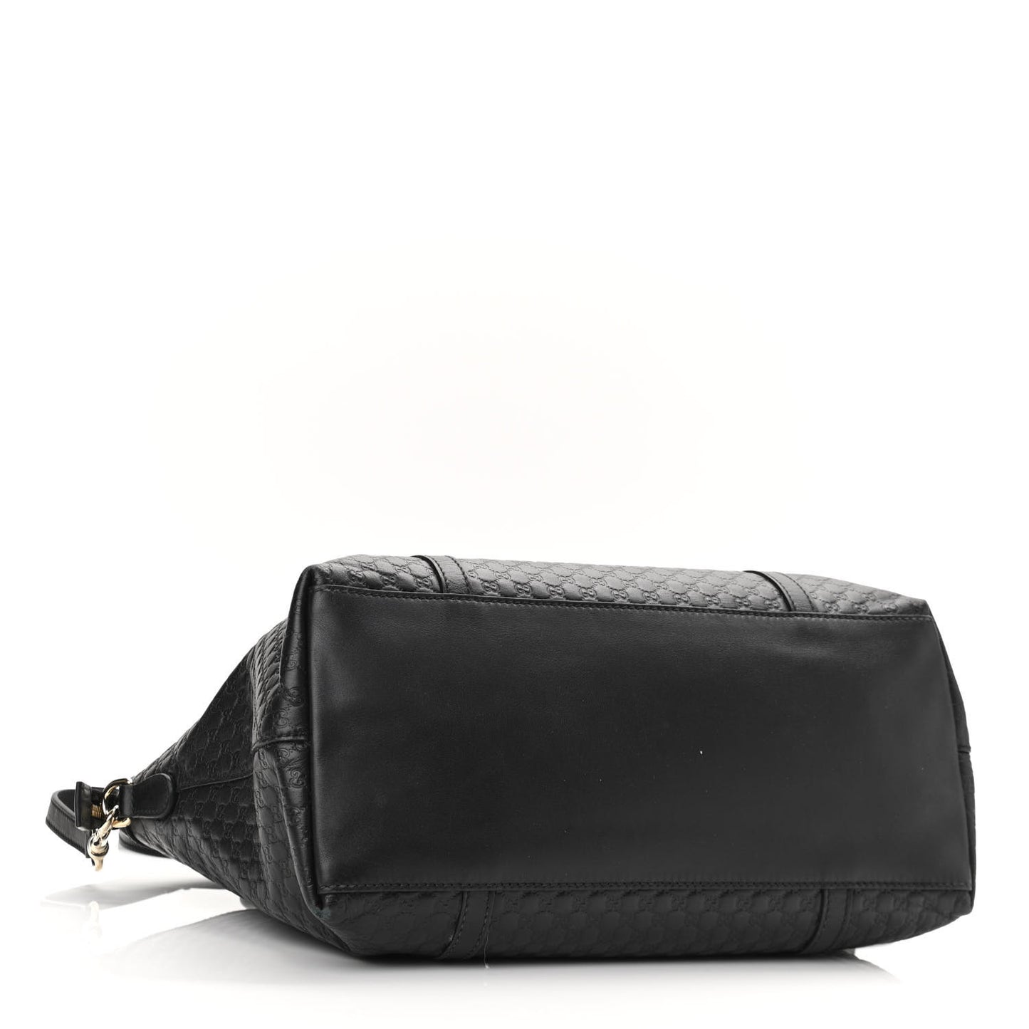 Soft Microguccissima Dome Satchel Black
