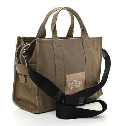 Marc Jacobs Cotton Canvas The Traveler Tote Bag Slate Green 3 of 10
