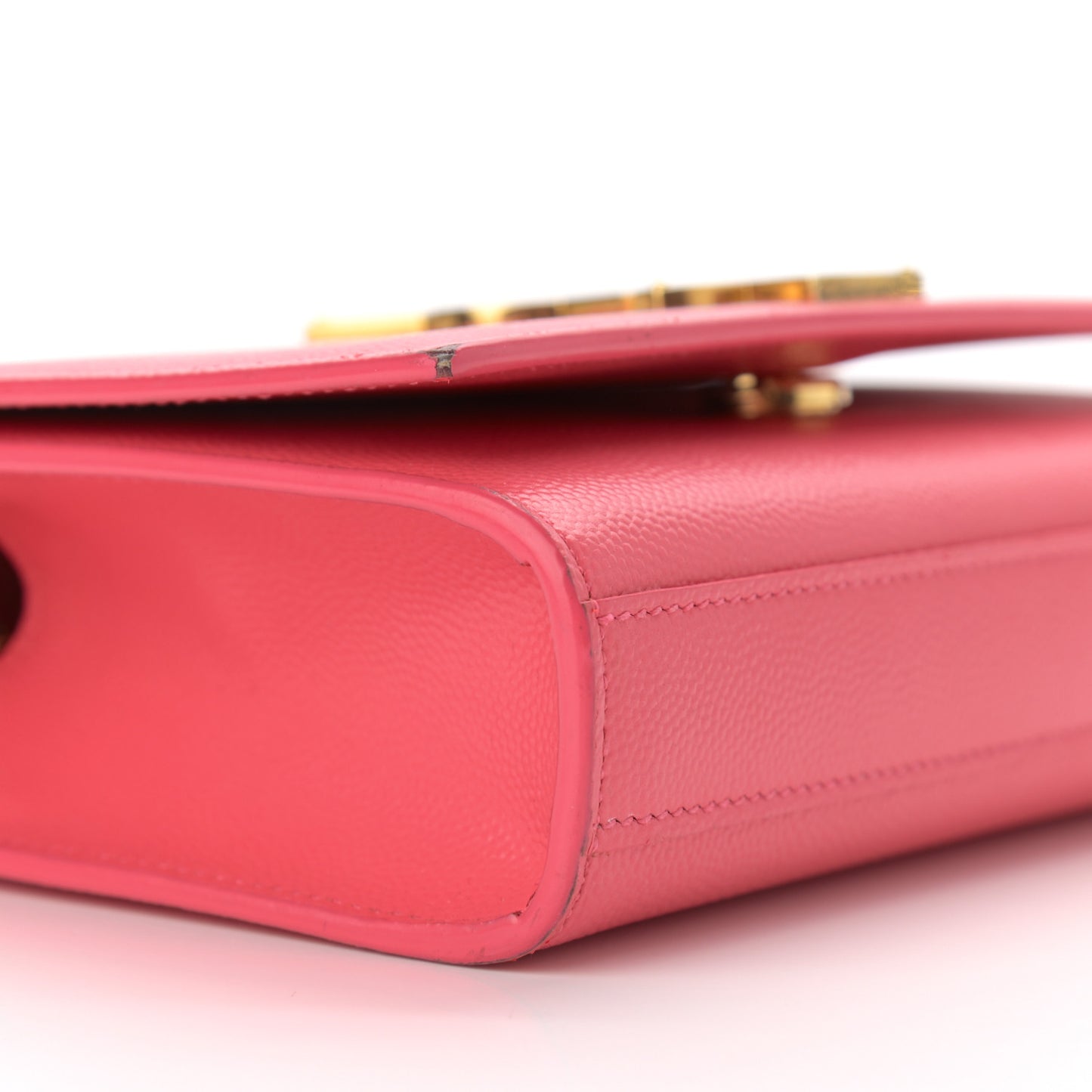 Grain De Poudre Small Classic Monogram Kate Satchel Lipstick Fuchsia