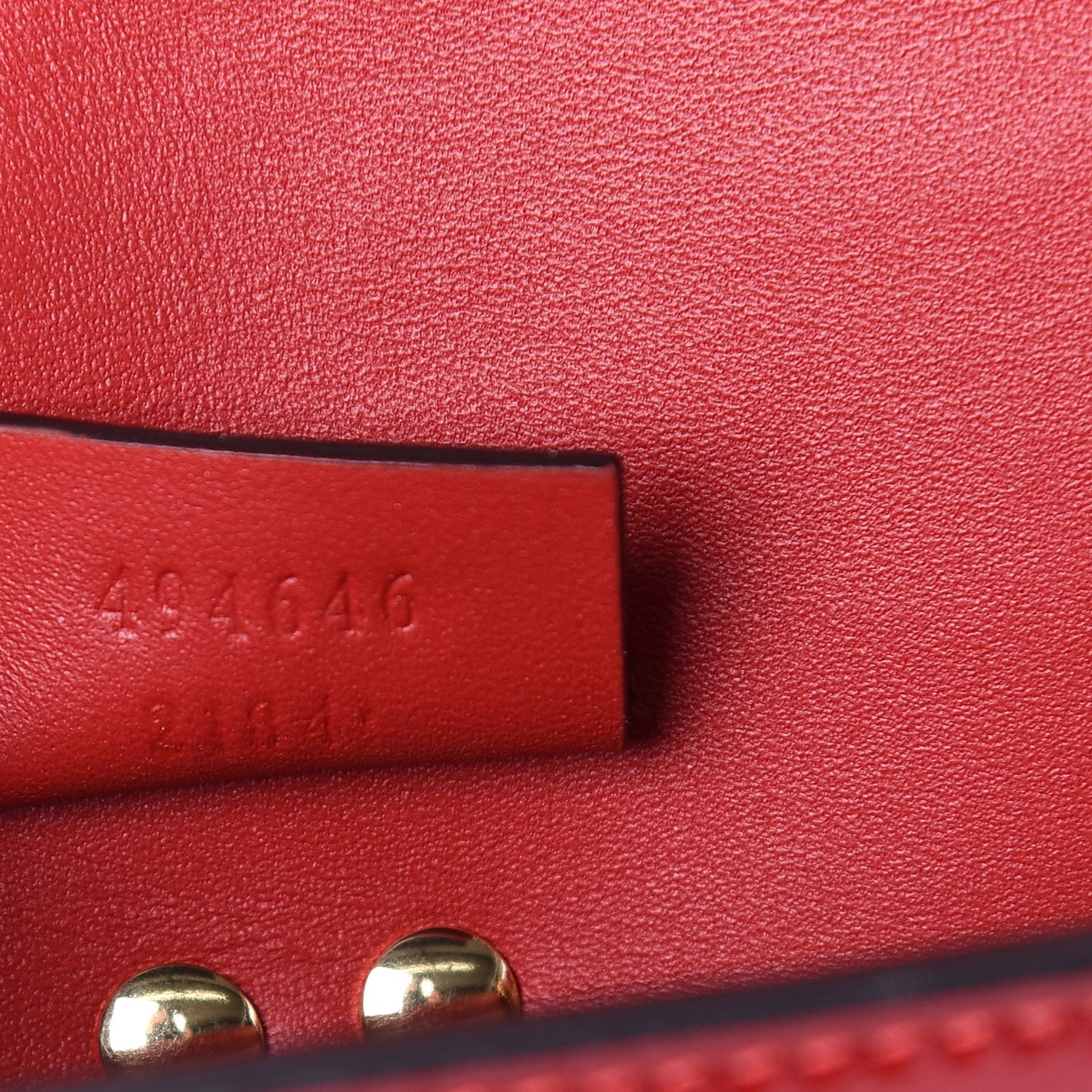 Patent Embroidered Super Mini Sylvie Chain Shoulder Bag Red