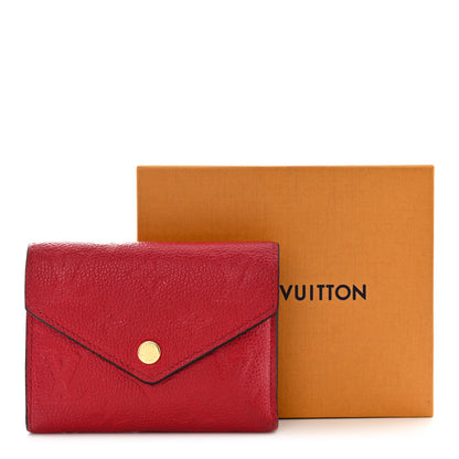 Louis Vuitton Empreinte Victorine Wallet Scarlet 14 of 14