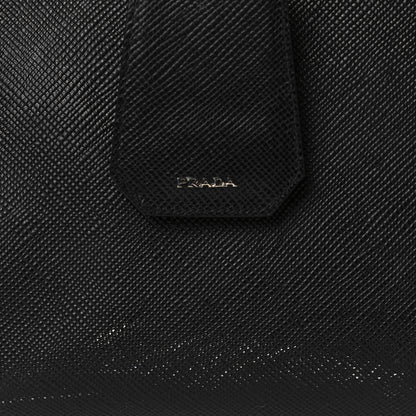 Prada Saffiano Cuir Twin Tote Black 12 of 14