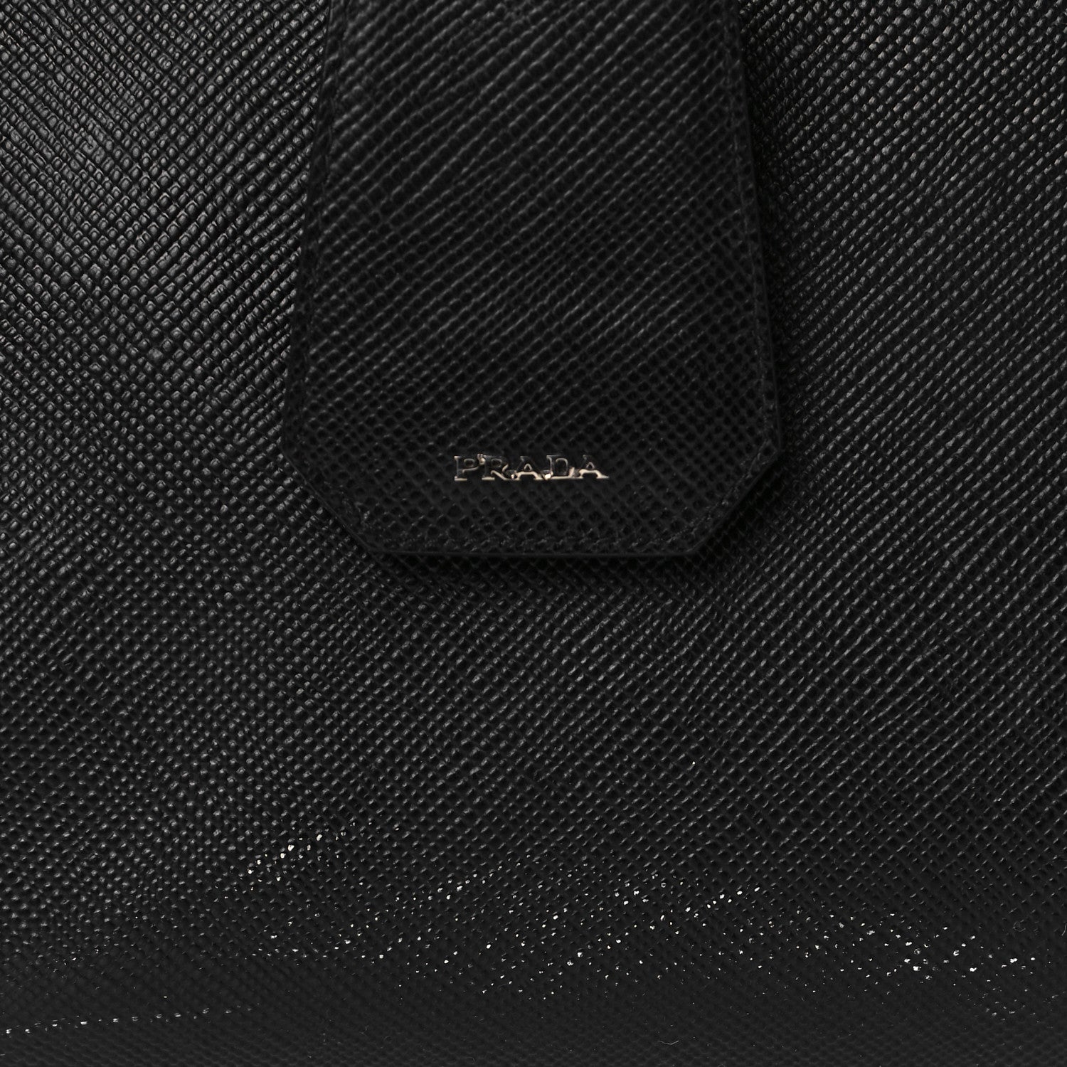 Prada Saffiano Cuir Twin Tote Black 12 of 14