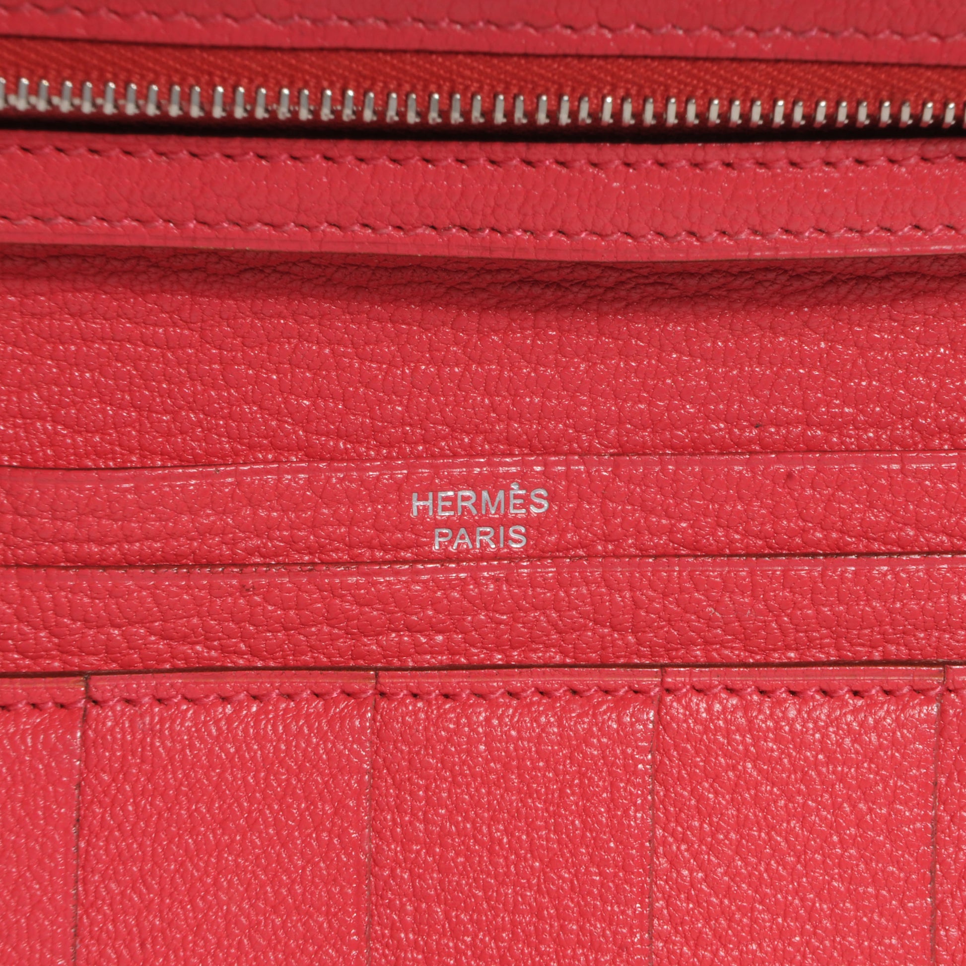 Hermes Chevre Mysore Bearn Wallet Bougainvillea 7 of 8