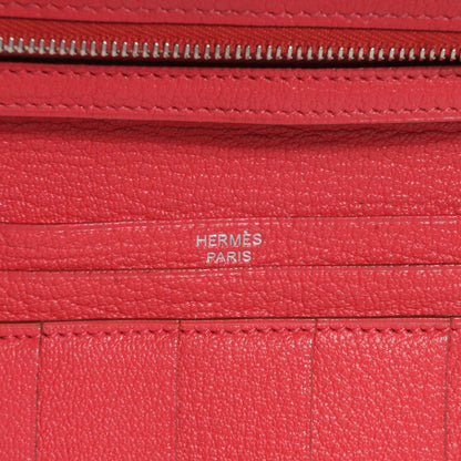 Hermes Chevre Mysore Bearn Wallet Bougainvillea 7 of 8