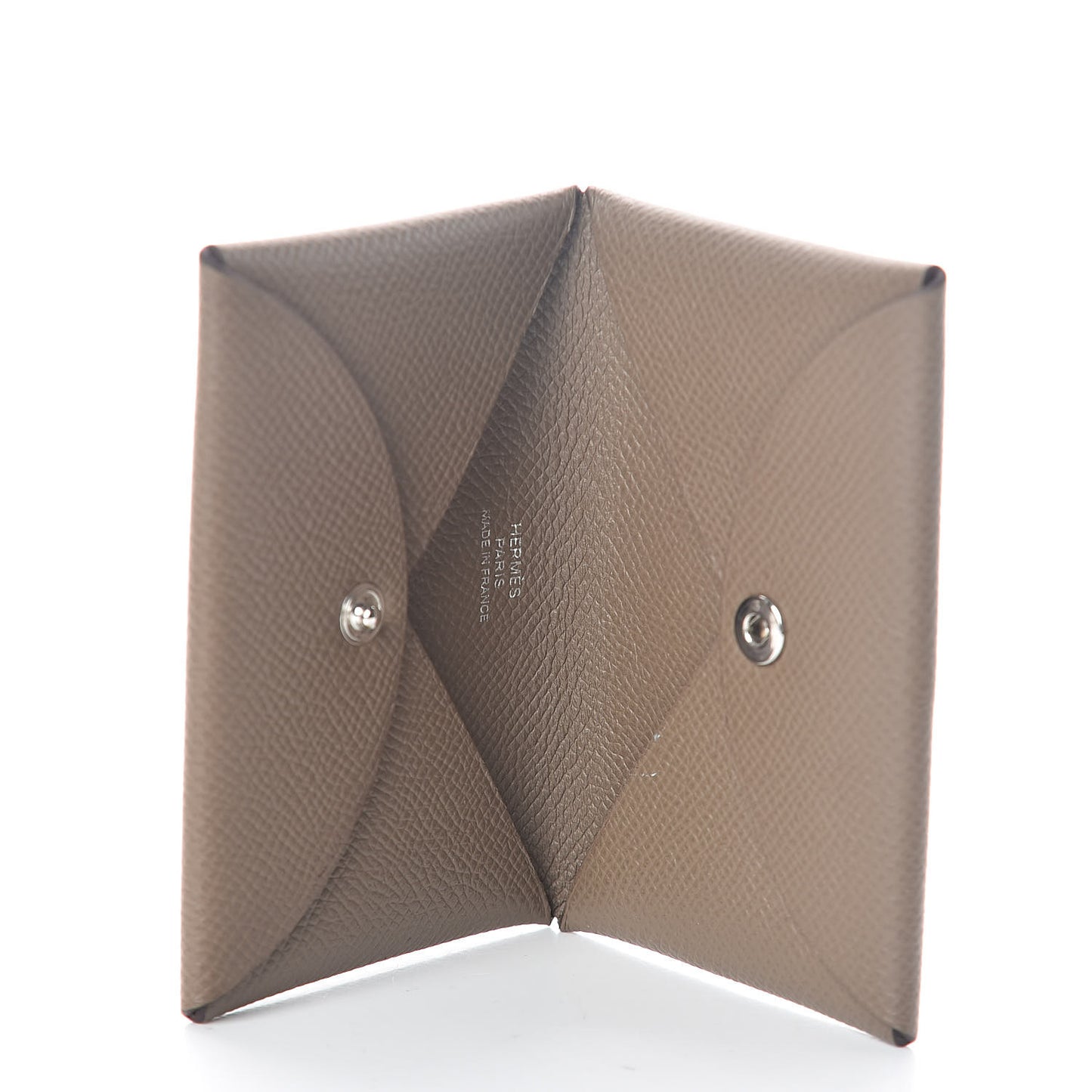 Epsom Calvi Card Case Etoupe