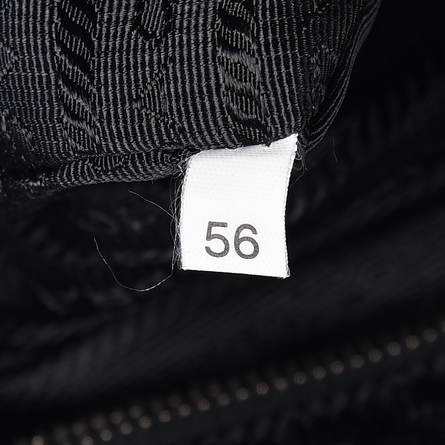 Prada Canvas Canapa Saffiano Duffle Bag Marmo Black 7 of 7