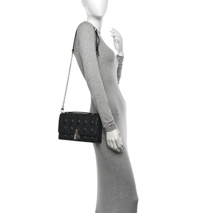 Christian Dior Lambskin Cannage Miss Dior Chain Pouch Black 2 of 11