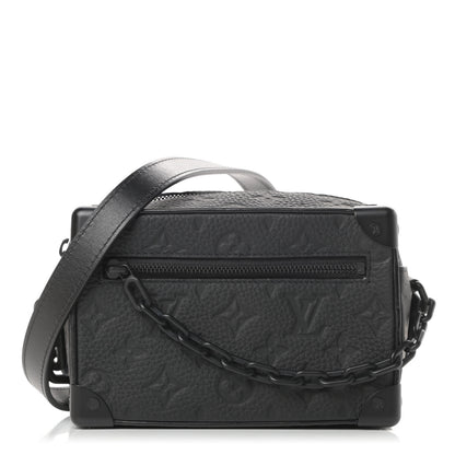 Louis Vuitton Taurillon Monogram Mini Soft Trunk Black 1 of 12
