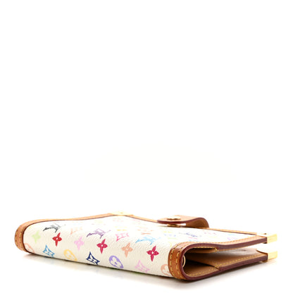 Louis Vuitton Monogram Multicolor Small Ring Agenda Cover White 4 of 12