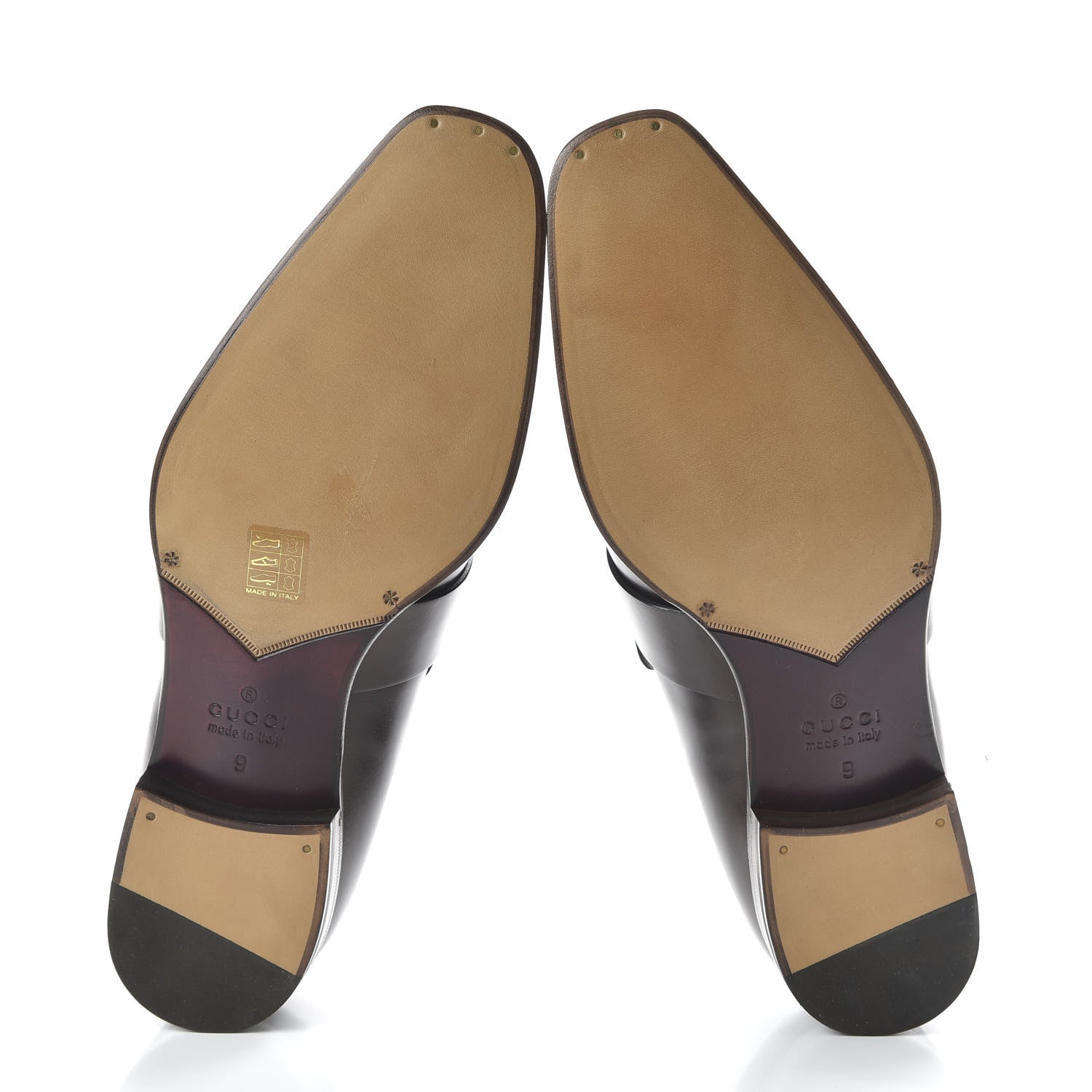 Gucci Spirit Calfskin Mens Broadwick Loafers 9 Cocoa 5 of 9