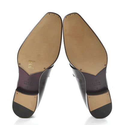 Gucci Spirit Calfskin Mens Broadwick Loafers 9 Cocoa 5 of 9