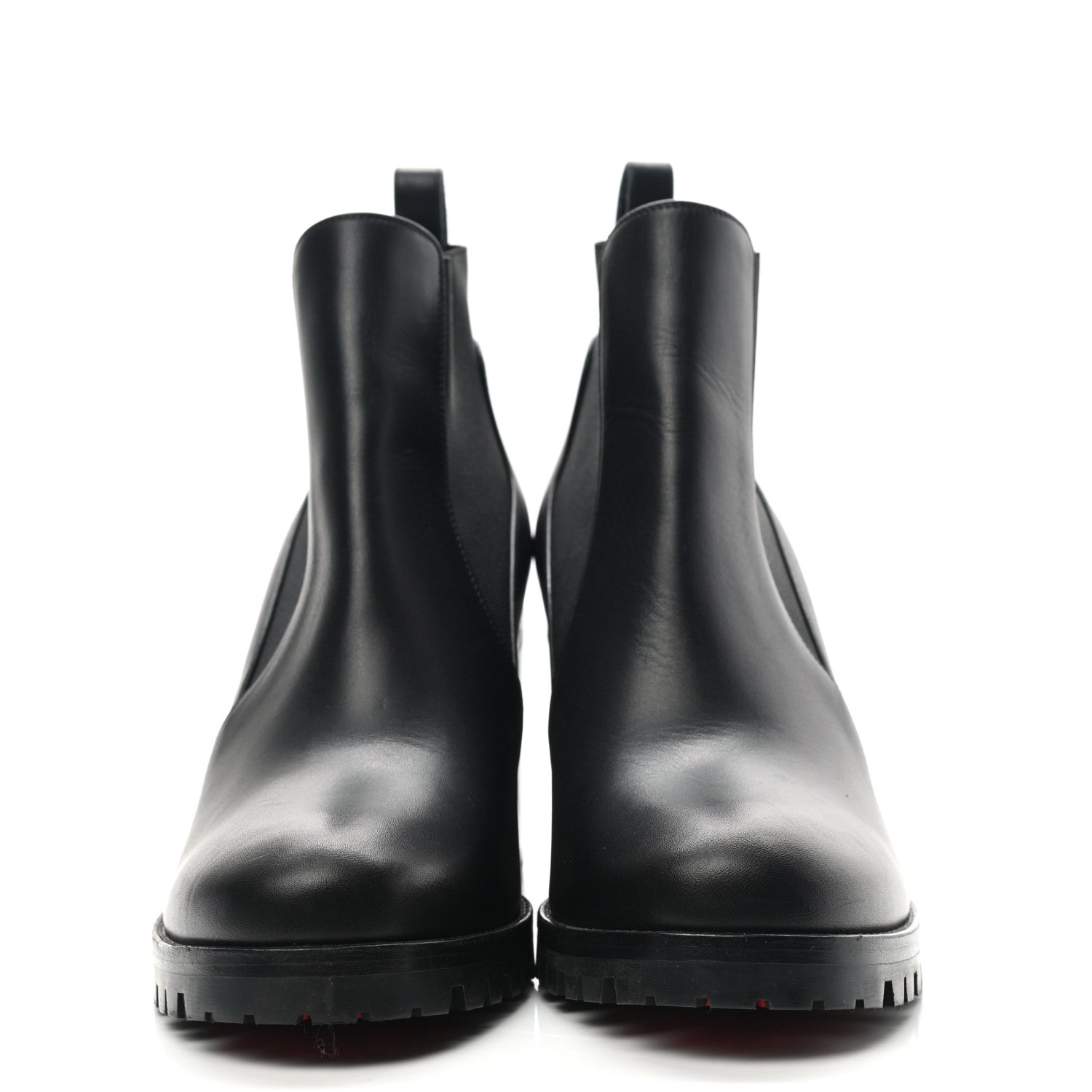 Christian Louboutin Calfskin Marchacroche 70 Chelsea Boots 40 Black 2 of 11