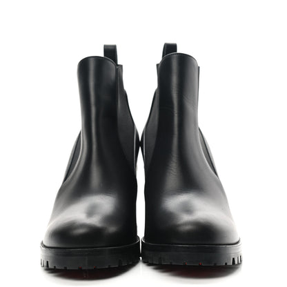 Christian Louboutin Calfskin Marchacroche 70 Chelsea Boots 40 Black 2 of 11