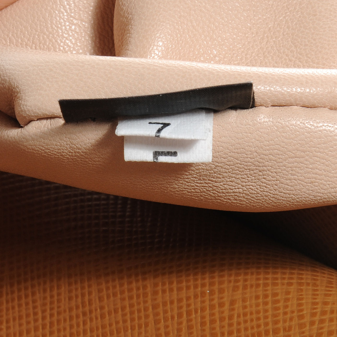 Saffiano Lux Pattina Tote Caramel