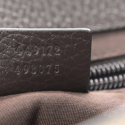 Gucci Monogram Flap Messenger Bag Beige Dark Brown 7 of 11