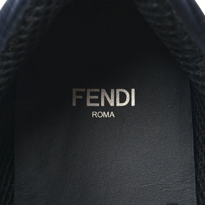 Fendi Nylon Womens FFreedom Sneakers 38.5 Blue Black 8 of 8