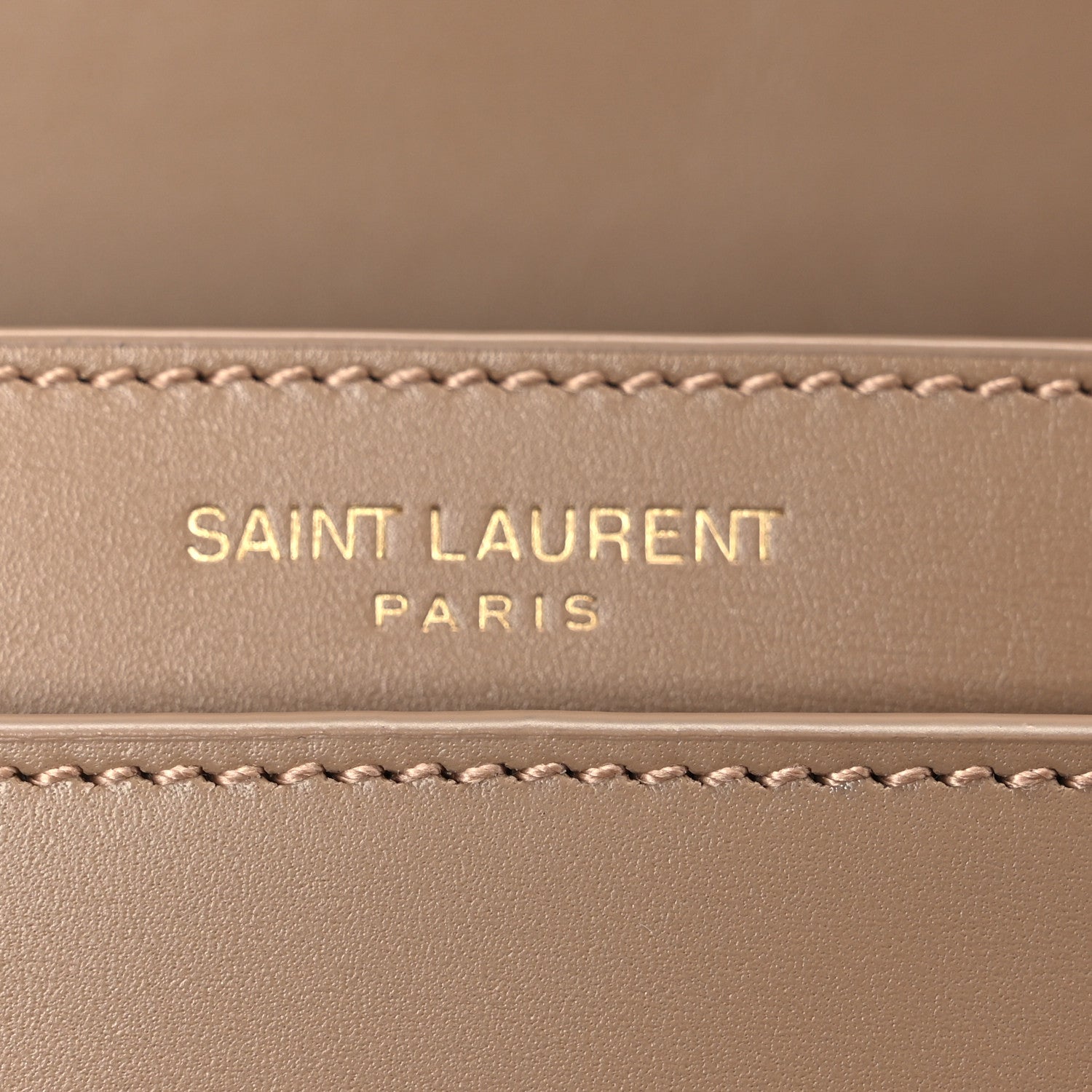 Saint Laurent Box Calfskin Mini Voltaire Shoulder Bag Dark Cork 8 of 12