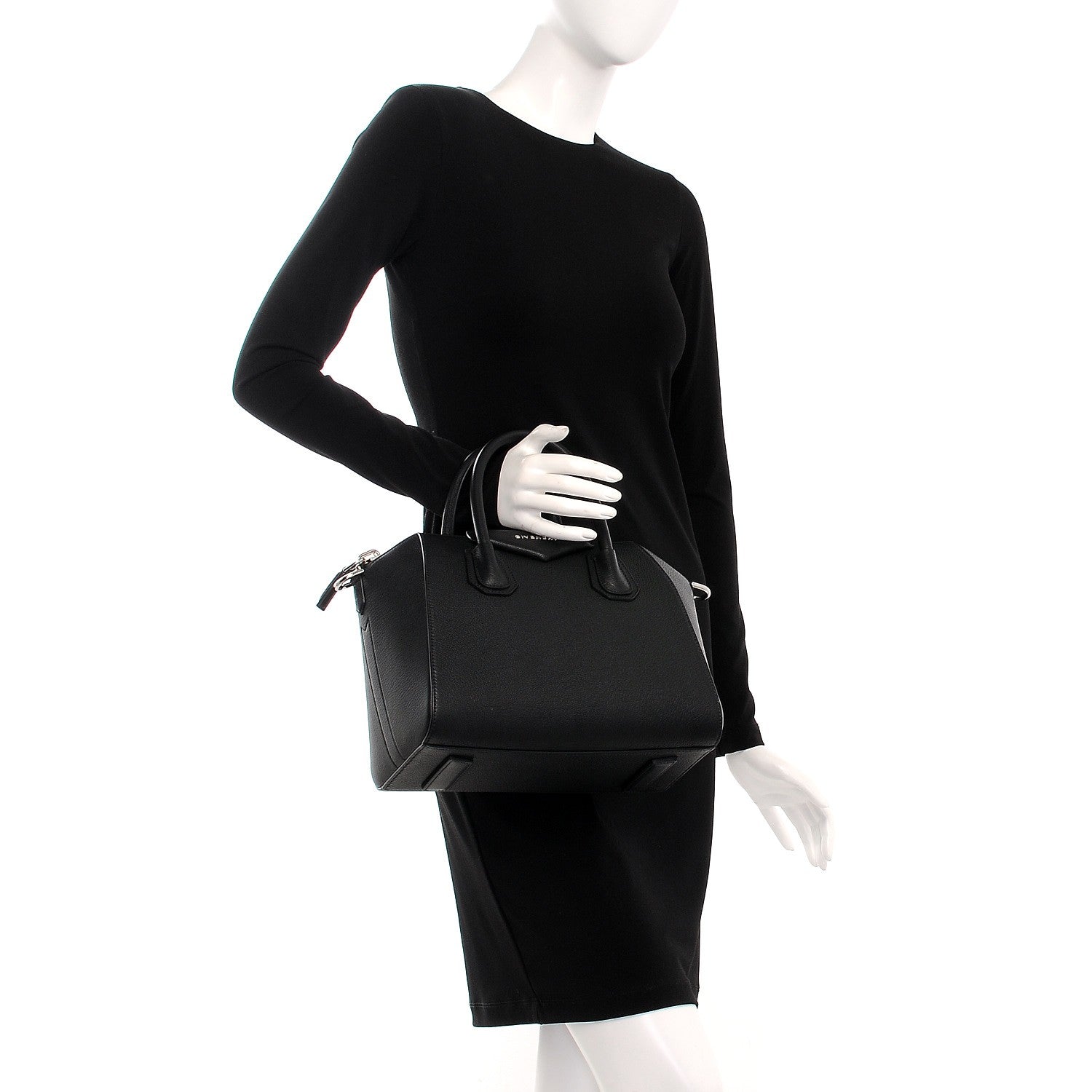 Givenchy Sugar Goatskin Small Antigona Black 3 of 9