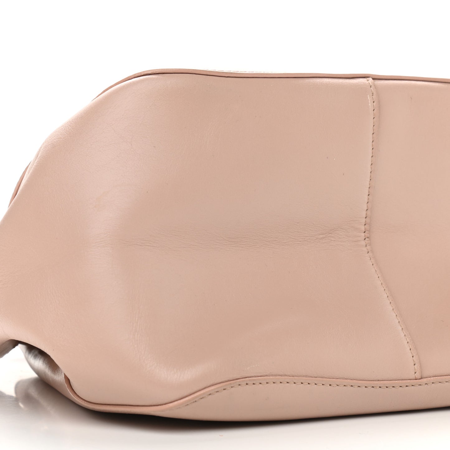 Calfskin Drawstring Shoulder Bag Sable