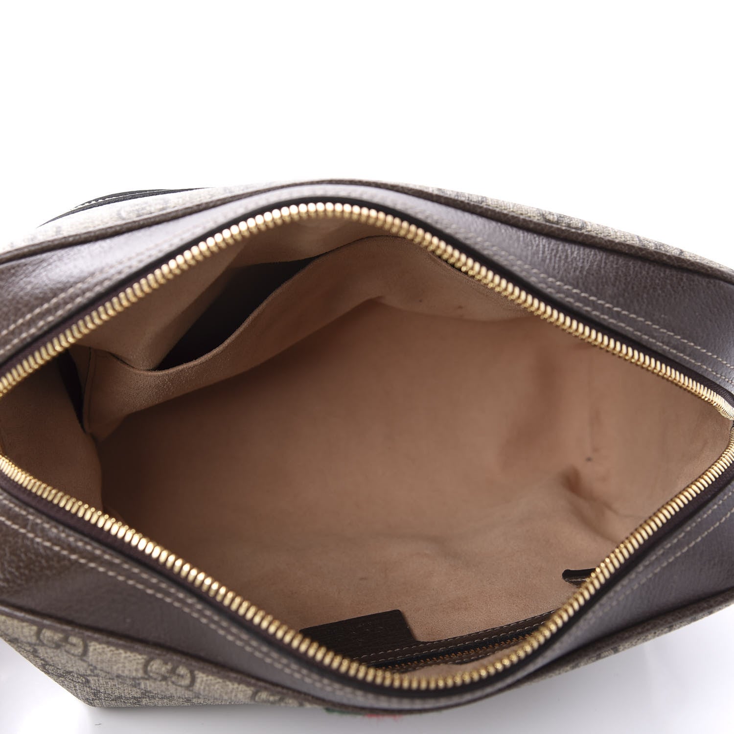 Gucci GG Supreme Monogram Web Small Ophidia Shoulder Bag Brown 5 of 11
